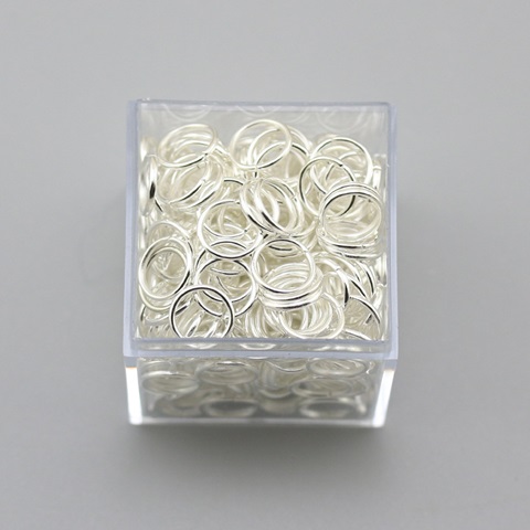 250g (3300pcs) Silver Jump Ring Jumprings Jewellery Finding 5mm - Click Image to Close