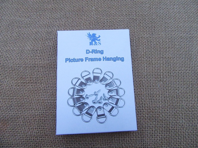 80Pcs D-Ring Picture Frame Hanging Hangers Painting Mirror - Click Image to Close