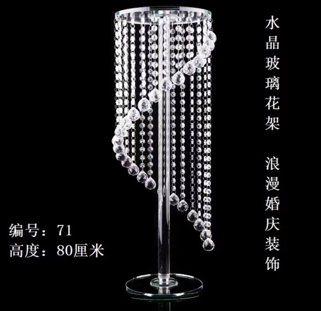 1X Tall Crystal Candelabra Centerpiece 80cm High hode-ch73 - Click Image to Close