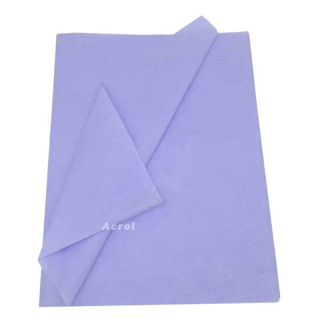 100Sheets Purple Tissue Paper Gift Wrap Wrapping - Click Image to Close