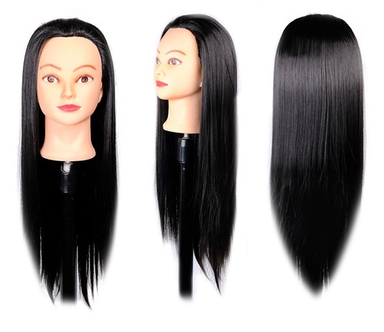 1X New Female Hair Mannequin Head without Display Pole - Click Image to Close