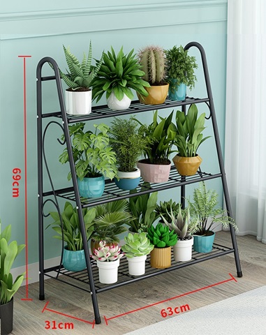 3-Layer Flower Plant Pots Stand Shelf Shoe Rack Sundries Display - Click Image to Close