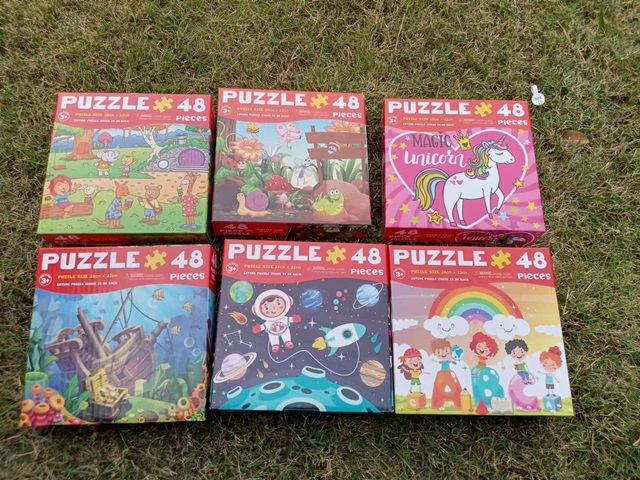 24Sets 48Pcs Boy and Girls Various Jigsaw Puzzle Wholesale - Click Image to Close