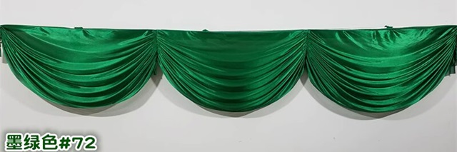 1Pc Green 3M Swag Drape Stage Wedding Background Backdrop - Click Image to Close