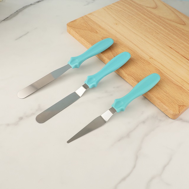 4Set x 3Pcs Small Spatula Knife Fondant Tools For Cake Icing Sug - Click Image to Close