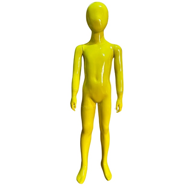 1Set Yellow 8-10 Yrs Old Children Full Body Size Mannequin 125cm - Click Image to Close