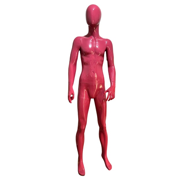 1X Fuschia New Full Body Size Male Mannequin 188cm High - Click Image to Close