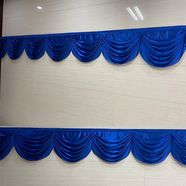 1Pc Loyal Blue 3M Swag Drape Stage Wedding Background - Click Image to Close