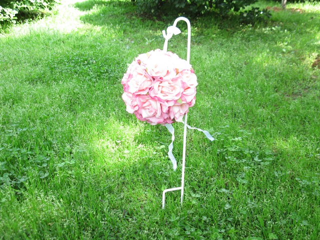 2Pc HighQuality Garden Single Shepherd Hook Wedding Crook Holder - Click Image to Close